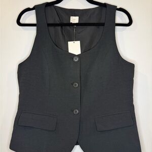 a new day Charcoal Sleeveless Vest